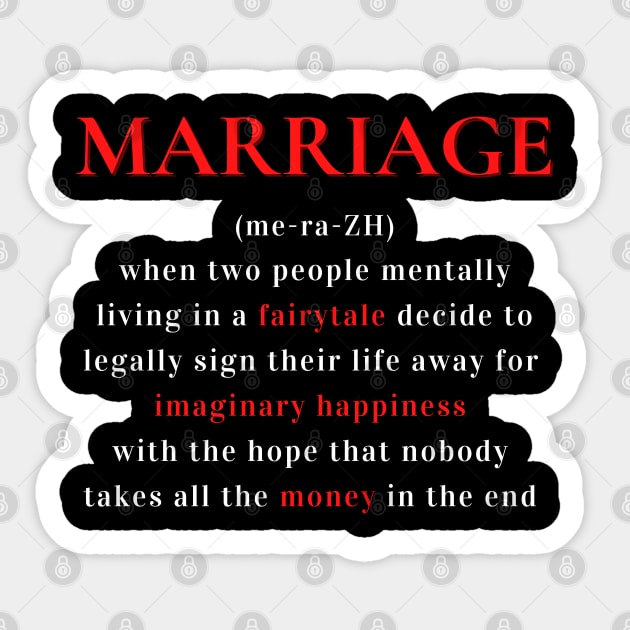 Imaginary Marriage Sticker by MammaSaid